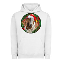 Pigment Lunar Rock Boer Goat Christmas Urban Hoodie - LillyAllenDesigns