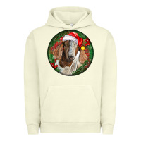 Pigment Pistachio Boer Goat Christmas Urban Hoodie - LillyAllenDesigns