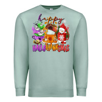 Seafoam Happy Hallothanksmas coffee cups Premium Sweatshirt - NancyCooperArtShop