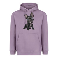 Lavender french bulldog Heavyweight Hoodie - BarkalooDesign