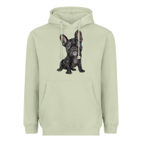 Matcha french bulldog Heavyweight Hoodie - BarkalooDesign