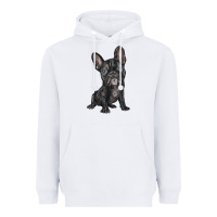 White french bulldog Heavyweight Hoodie - BarkalooDesign