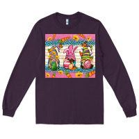 Plum Easter Gnomies Tumbler Easter Day Long Sleeve Tee - Neo Western