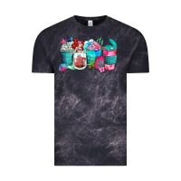 Cloud Black mermaid coffee cups Vintage Tee - Zillion Design Studio