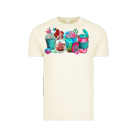 Vintage Arctic mermaid coffee cups Vintage Tee - Zillion Design Studio