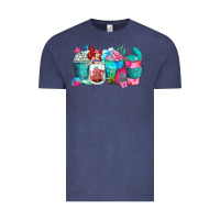 Vintage Denim mermaid coffee cups Vintage Tee - Zillion Design Studio