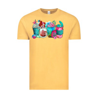 Vintage Mustard mermaid coffee cups Vintage Tee - Zillion Design Studio