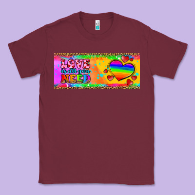 Love Is All You Need  Mug 15 Oz Classic Tee Designed By Hra Design Shop