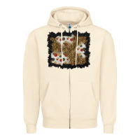 Sandshell christmas mistletoe background Zipper Hoodie - BundleAndBundleShop