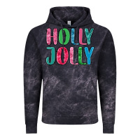 Cloud Black holly jolly Vintage Hoodie - MaliasSmallBusiness