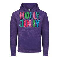 Cloud Purple holly jolly Vintage Hoodie - MaliasSmallBusiness