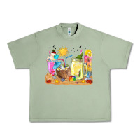 Oil Green summer drinks coffee cups Urban Heavy Tee - texasbilliewilder