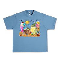 Pebble Blue summer drinks coffee cups Urban Heavy Tee - texasbilliewilder