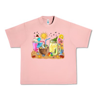 Salmon summer drinks coffee cups Urban Heavy Tee - texasbilliewilder