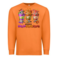Carrot Happy Hallothanksmas coffee cups Premium Sweatshirt - NancyCooperArtShop
