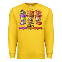 Lemon Happy Hallothanksmas coffee cups Premium Sweatshirt - NancyCooperArtShop