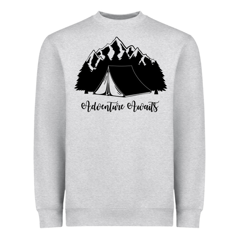 Adventure Camping Heavyweight Sweatshirt by Unal Design | Teevron
