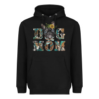 Black dog mom french bulldog Heavyweight Hoodie - BarkalooDesign
