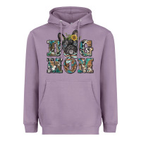 Lavender dog mom french bulldog Heavyweight Hoodie - BarkalooDesign