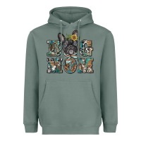 Sage dog mom french bulldog Heavyweight Hoodie - BarkalooDesign