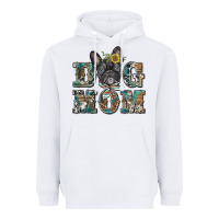 White dog mom french bulldog Heavyweight Hoodie - BarkalooDesign
