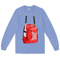 Colony Blue red bat backpack fa element Long Sleeve Tee - FaDigitalArtStudio