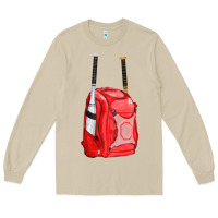 Mushroom red bat backpack fa element Long Sleeve Tee - FaDigitalArtStudio
