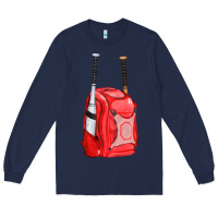 Navy red bat backpack fa element Long Sleeve Tee - FaDigitalArtStudio