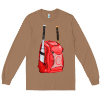 Toasted Coconut red bat backpack fa element Long Sleeve Tee - FaDigitalArtStudio