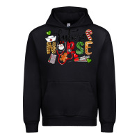 Foreset Green Chrismas future nurse Urban Hoodie - LillyAllenDesigns