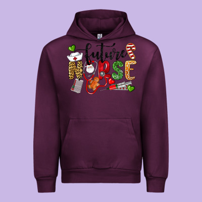 Chrismas Future Nurse Urban Hoodie Designed By Lillyallendesigns
