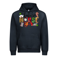 Navy Chrismas future nurse Urban Hoodie - LillyAllenDesigns