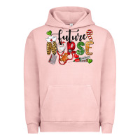 Pigment Salmon Chrismas future nurse Urban Hoodie - LillyAllenDesigns
