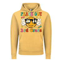 Vintage Mustard peace out 2024 3rd grade Vintage Hoodie - JahusDesignShop
