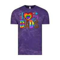Cloud Purple i love my dads Vintage Tee - texasbilliewilder