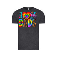 Vintage Black i love my dads Vintage Tee - texasbilliewilder