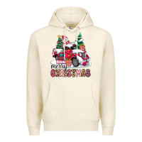 Tofu pink merry christmas Premium Hoodie - MaliasSmallBusiness