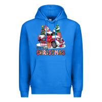 True Royal pink merry christmas Premium Hoodie - MaliasSmallBusiness