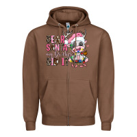 Chestnut dear santa my brother did it Zipper Hoodie - AdoDesignShop