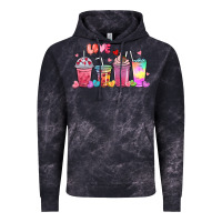 Cloud Black love coffee cups Vintage Hoodie - MaliasSmallBusiness