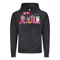 Vintage Black love coffee cups Vintage Hoodie - MaliasSmallBusiness