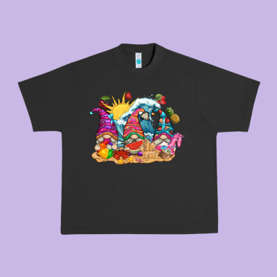 Summer Gnome Tbw Urban Heavy Tee Designed By Texasbilliewilder