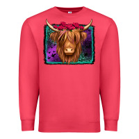 Cardinal halloween highland cow Premium Sweatshirt - Jasminsmagicworld