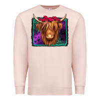 Halloween Highland Cow Premium Sweatshirt | Teevron