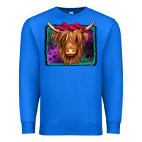 True Royal halloween highland cow Premium Sweatshirt - Jasminsmagicworld