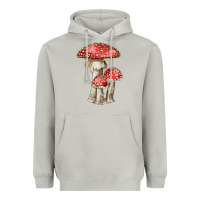 Moon Dust Autumn Mushroom Illustrations Heavyweight Hoodie - LillyAllenDesigns