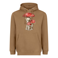 Toasted Coconut Autumn Mushroom Illustrations Heavyweight Hoodie - LillyAllenDesigns