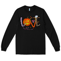 Black love halloween Long Sleeve Tee - CowhideDigitalArt