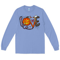 Colony Blue love halloween Long Sleeve Tee - CowhideDigitalArt