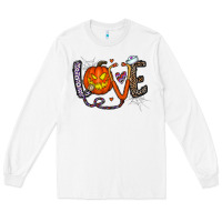 White love halloween Long Sleeve Tee - CowhideDigitalArt